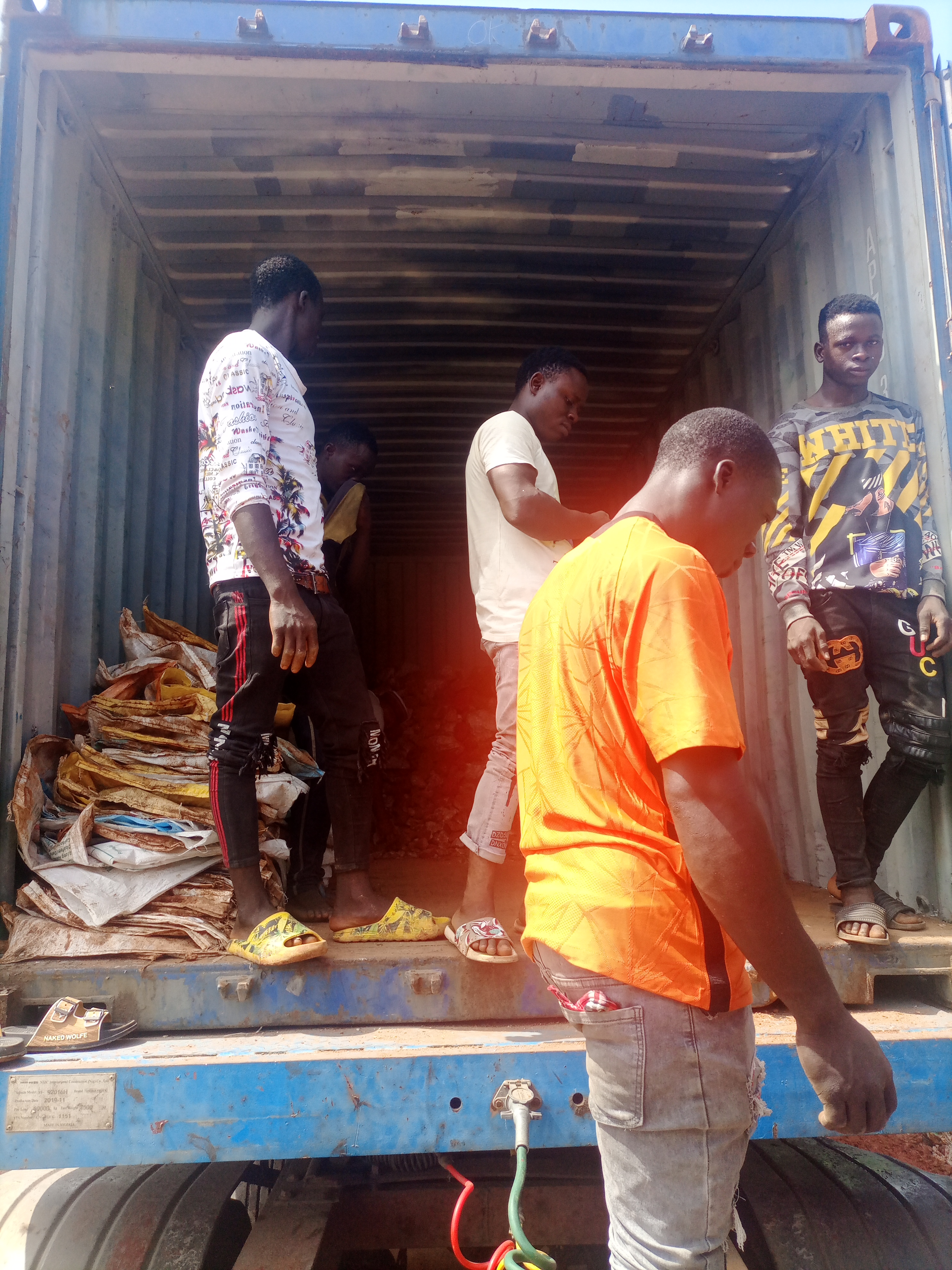 Cymba Operations Team Loading Containers